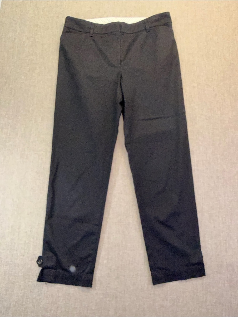 Talbots Perfect Crop Black Women’s Dress Pants - Straight Leg Size 4